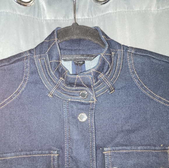 Women's "Whitehouse Black Market" Denim Jacket - Picture 2 of 14